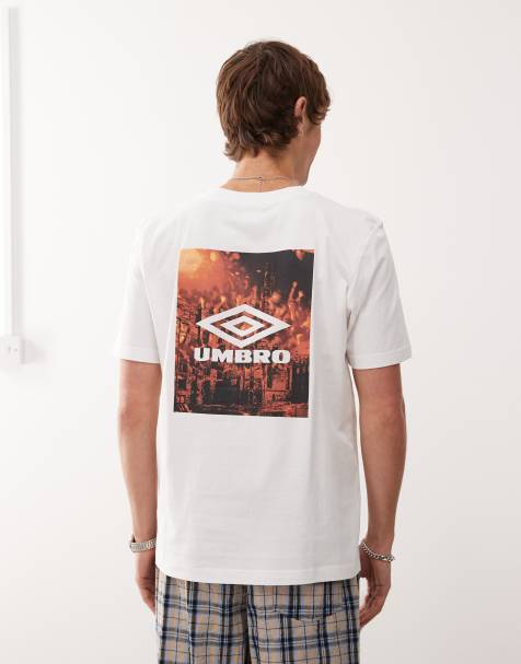 Umbro - T-shirt bianca con stampa industriale - view 1