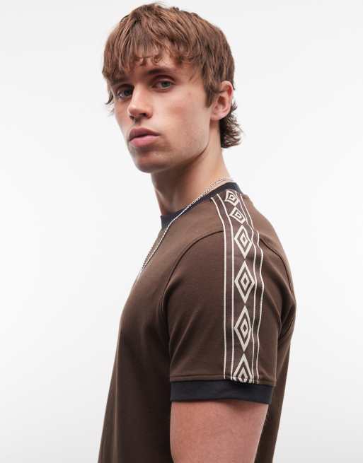 Umbro – T-Shirt in Weiß mit Tape, 4 von 5