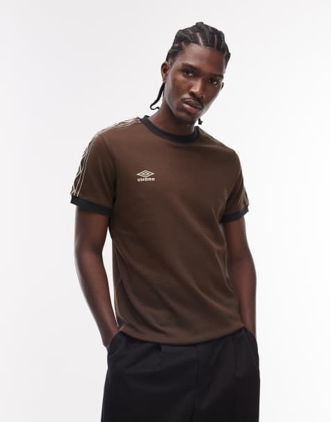 Umbro taped t-shirt in white - view 1