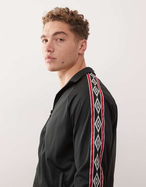 Umbro taped track top in black, 4 of 5