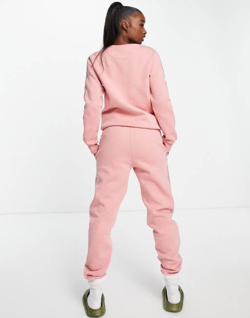 Umbro taped trackies in pink (part of a set) | ASOS