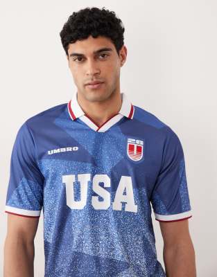 Umbro - USA-Trikot in Blau Blau M