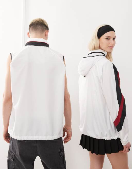 Umbro - Veste coupe-vent avec manches zippées amovibles - Blanc multicolore, 4 de 4