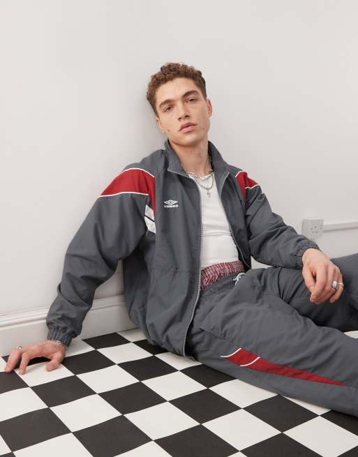 Umbro - Veste de survêtement décontractée - Gris multicolore