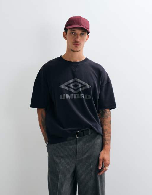 Umbro Washed Boxy Tee in black, 3 of 5