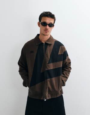Umbro Washed Drill Jacket in brown