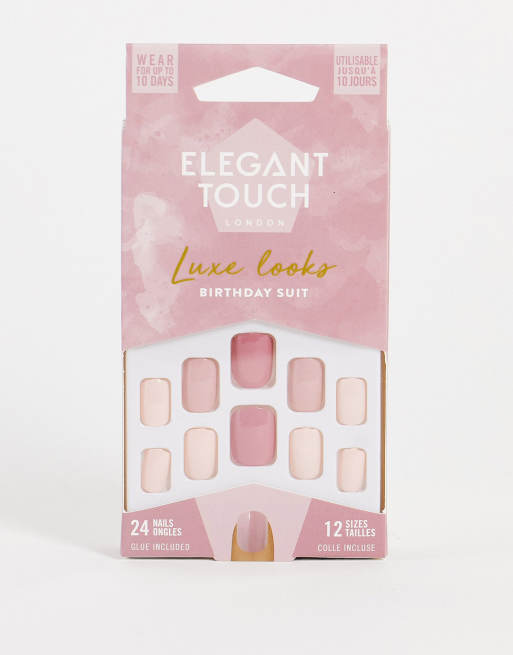 Uñas postizas Birthday Suit de Elegant Touch