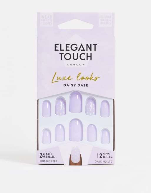 Uñas postizas Luxe Looks Daisy Daze de Elegant Touch