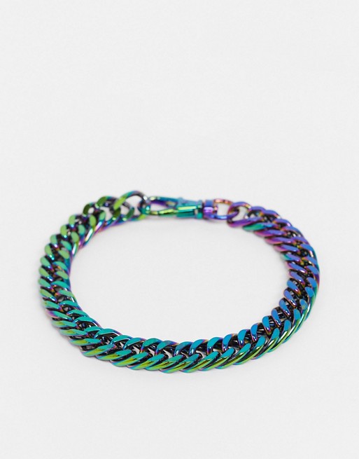 Uncommon Souls chain bracelet in iridescent