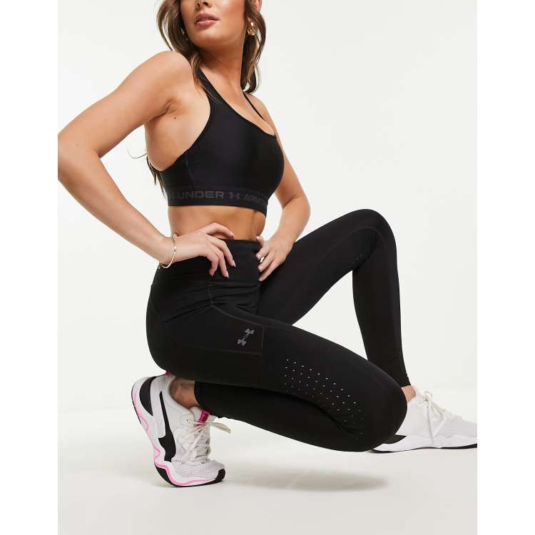 Under Armour Fly Fast 3.0 Running Leggings, Black/Reflective at John Lewis  & Partners