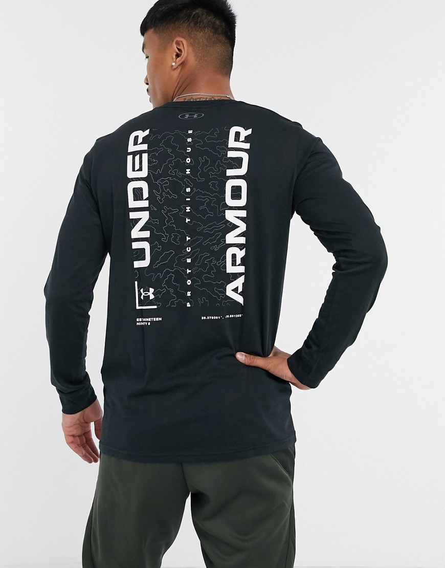 Under Armour 1996 logo long sleeve T-shirt in black