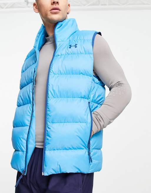 gilet sans manche bleu