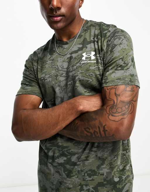 Under Armour - ABC - T-shirt a maniche corte verde mimetica