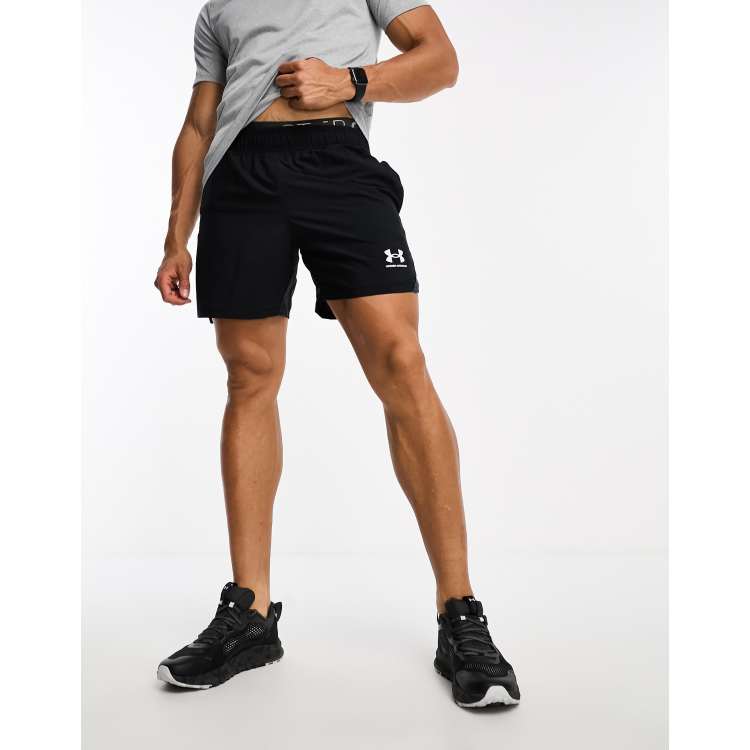 Under Armour Accelerate shorts in black ASOS