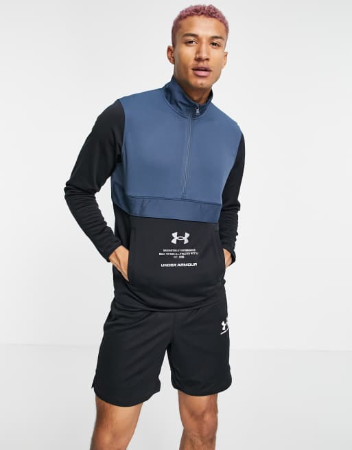 Under Armour – AF Storm – Niebieski polar z zamkiem 1/2