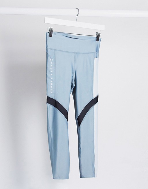 Under Armour ankle crop leggings in blue