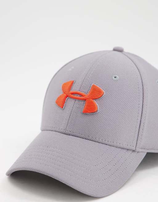 Under Armour Blitzing 3.0 cap in grey and orange