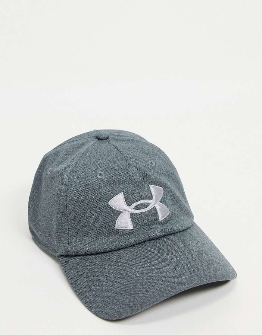 Under Armour Blitzing adjustable back cap in gray-Grey