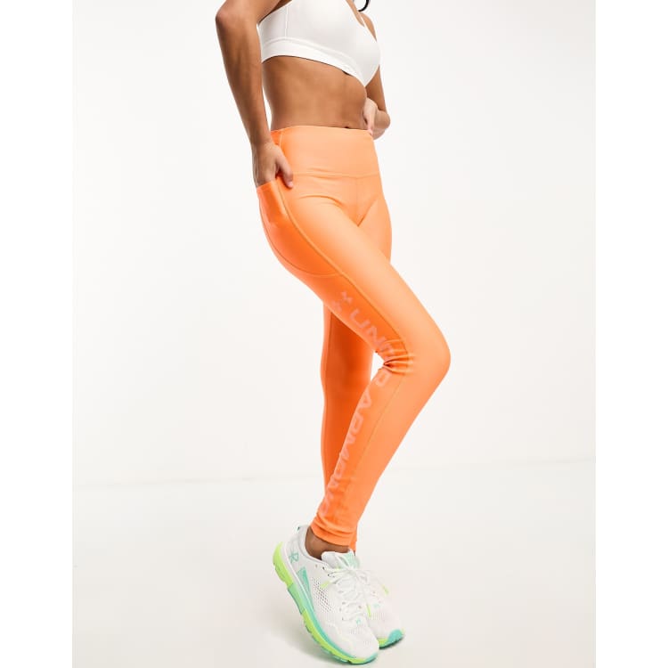 Under armour outlet orange leggings