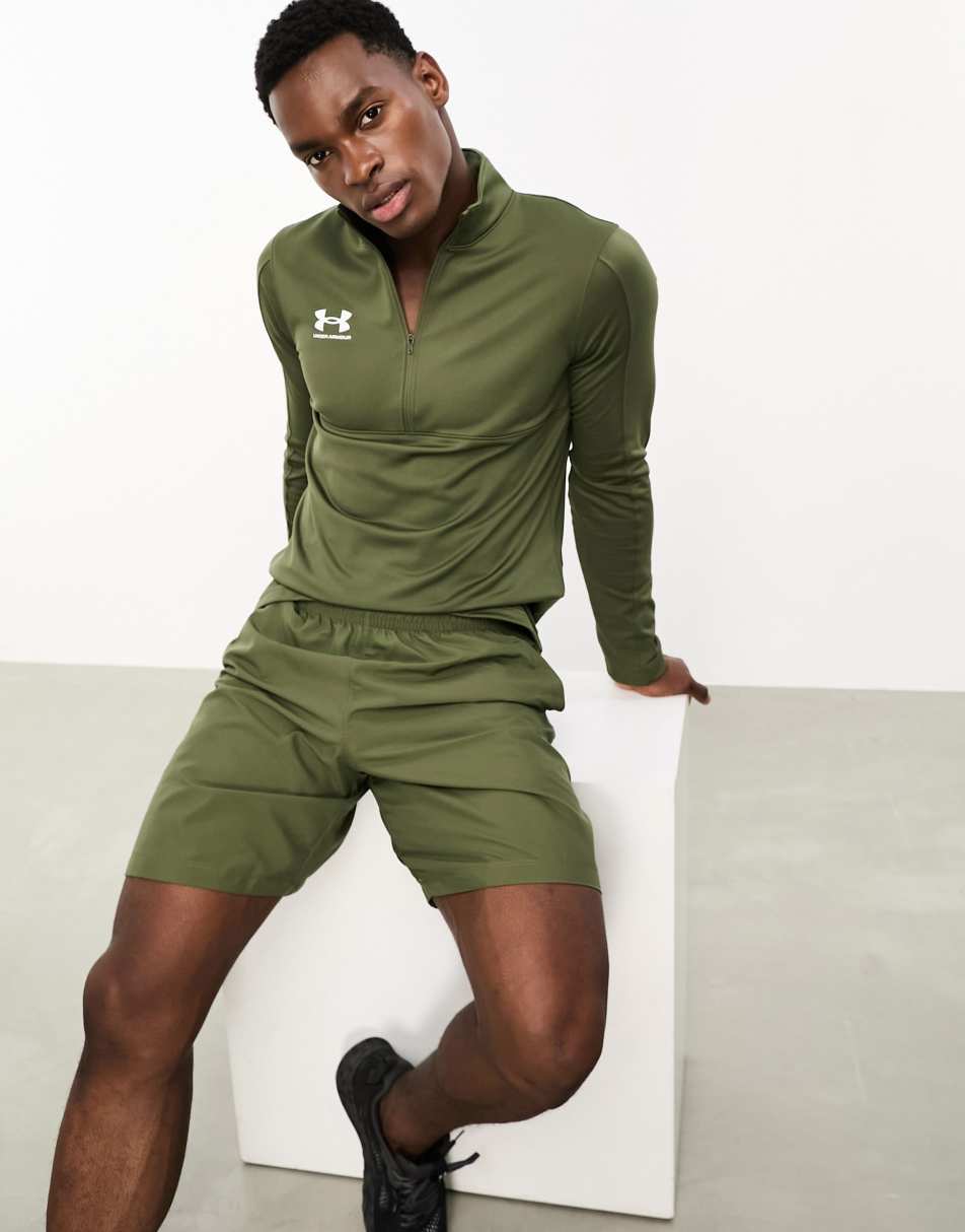 Under Armour Challenge midlayer in khaki