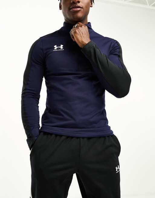 Under Armour – Challenge – Midlayer-Oberteil in Marineblau