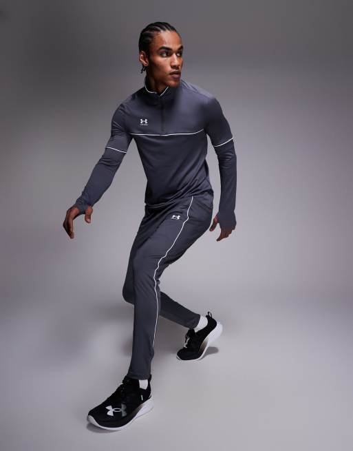 Under Armour – Challenger – Ciemnoszary top treningowy z suwakiem pod szyją, 2 z 5