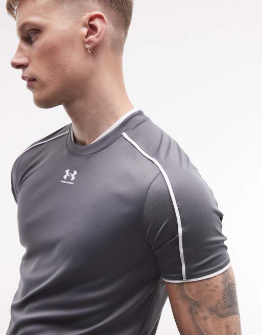 Under Armour – Challenger – Grå tränings-t-shirt med korta ärmar, 5 av 5
