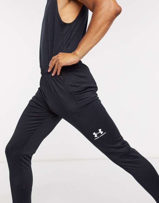 Under Armour CHALLENGER PANT - Tracksuit bottoms - black/black 