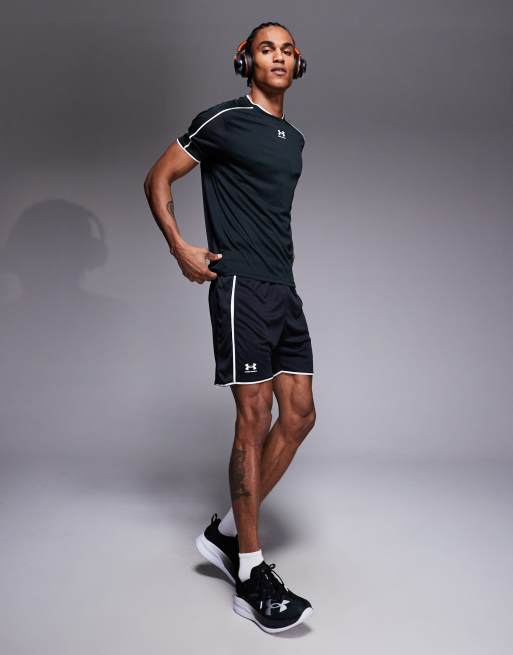 Under Armour – Challenger – Kurzärmliges Trainings-T-Shirt in Schwarz, 2 von 5