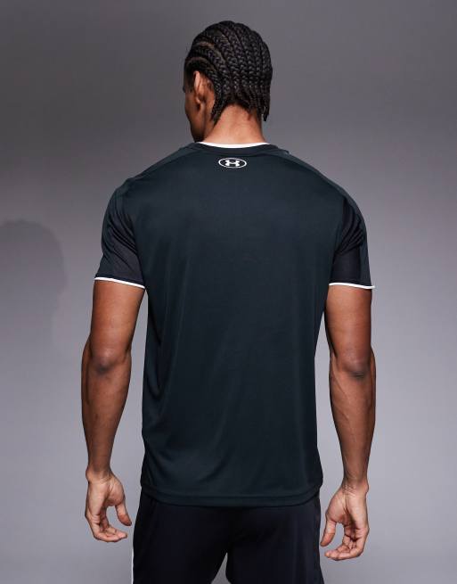 Under Armour – Challenger – Kurzärmliges Trainings-T-Shirt in Schwarz, 3 von 5