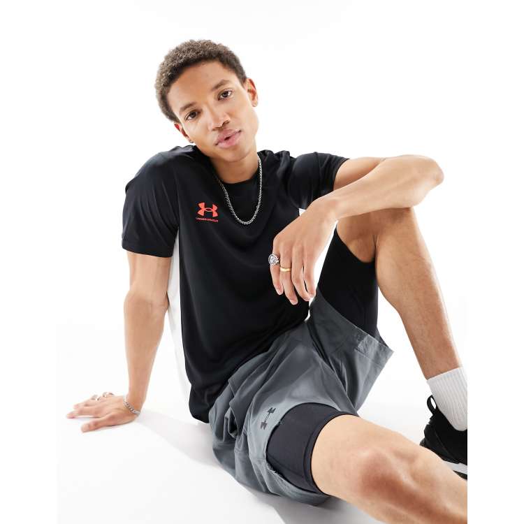 Under Armour HeatGear Armour compression t-shirt in navy