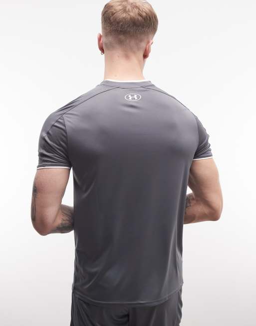 Under Armour - Challenger - T-shirt de sport à manches courtes - Gris granit, 3 de 5