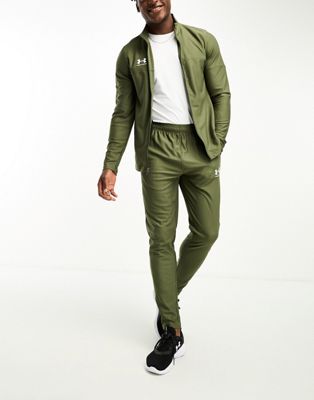 Under Armour Challenger tracksuit in khaki