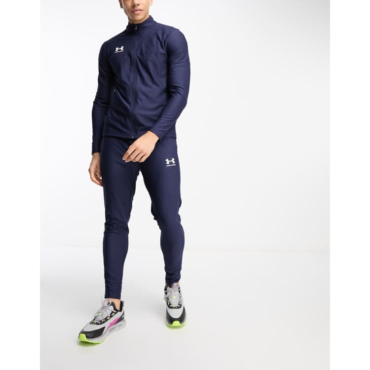 Under armour hotsell challenger tracksuit navy