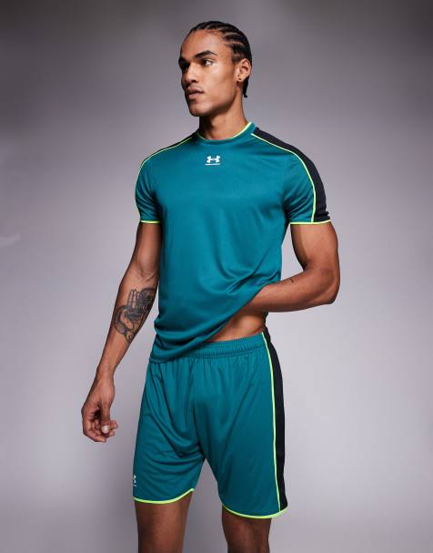 Under Armour Challenger training shorts in rack green - view 1