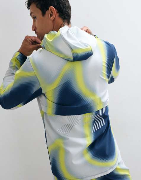 Under Armour - Chaqueta de running Velociti Storm con estampado reflectante azul marino - view 1