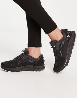 Under Armour Charged Bandit TR 2 trainers in black camo sole