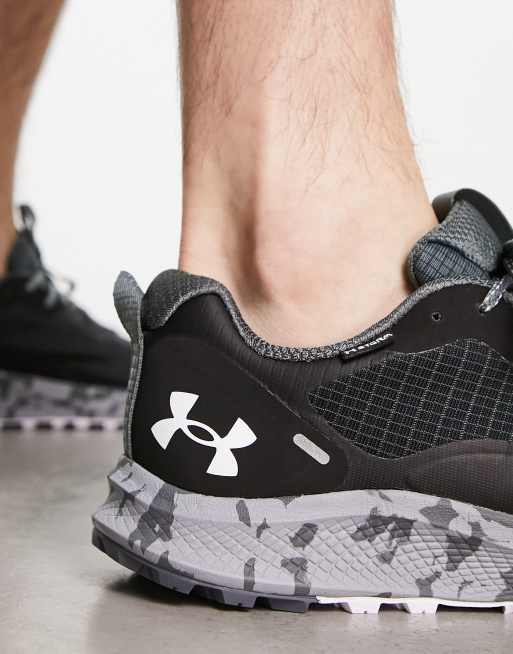 Under Armour Charged Bandit Trail trainers with graphic sole in black  ASOS