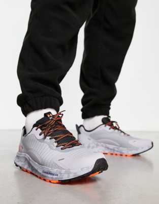 Under Armour Charged Bandit Trail 2 trainers with graphic sole in grey