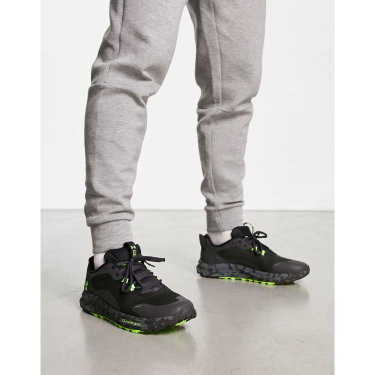 Veraangenamen Manuscript Vechter Under Armour Charged Bandit Trail 2 trainers with green detail in grey |  ASOS