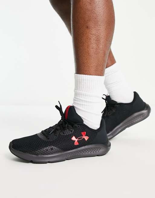 Under Armour – Charged Pursuit 3 – Czarne buty sportowe do biegania, 2 z 4