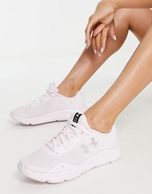 Under Armour Charged Pursuit 3 running trainers in light pink