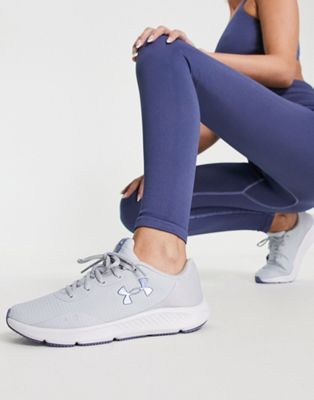 Under Armour Charged Pursuit 3 Tech trainers in grey
