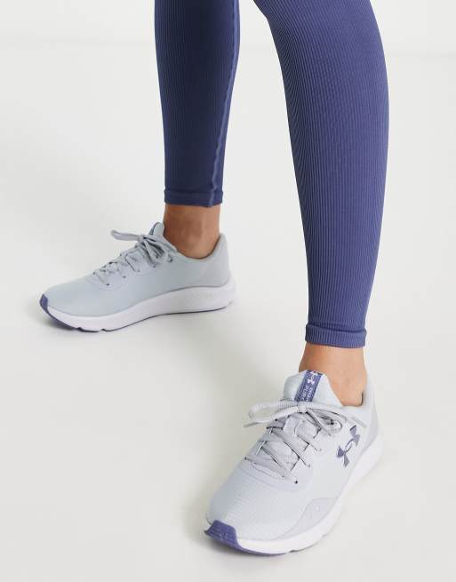 Under Armour Charged Pursuit 3 Tech trainers in grey