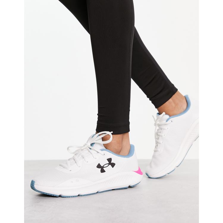 Under armour clearance white trainers womens