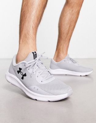Under Armour Charged Pursuit 3 trainers in grey - ASOS Price Checker