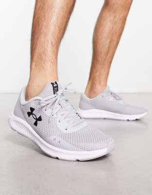 Under Armour Charged Pursuit 3 trainers in grey - ASOS Price Checker