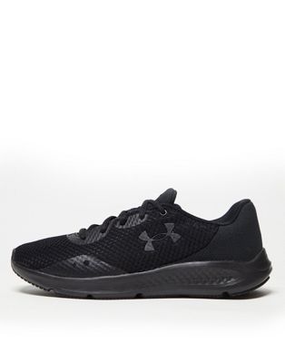 Under Armour Charged Pursuit 3 trainers in triple black
