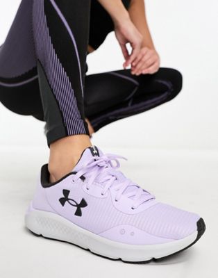 Under Armour Charged Pursuit Tech 3 trainers in purple - ASOS Price Checker
