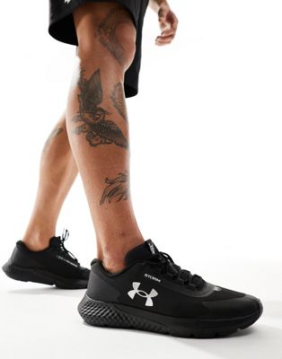 Under Armour Charged Rogue 3 Storm winterised trainers in all black - ASOS Price Checker